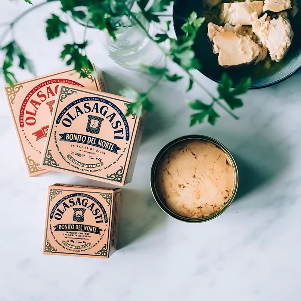 Hvid tun en Escabeche - Bonito del Norte i en krydret marinade 120g