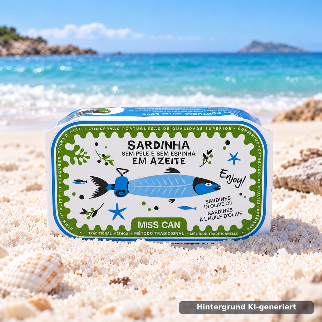 Sardinen ohne Gräten in Olivenöl 120g - Miss Can