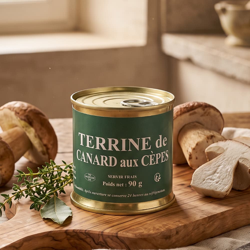 Entenpastete mit Steinpilzen 95 g Maison Lembert