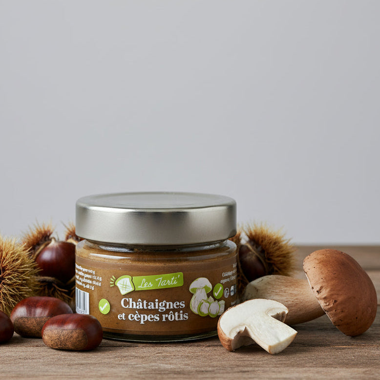 Brotaufstrich mit Kastanien und gerösteten Steinpilzen 85g
Maison Lembert