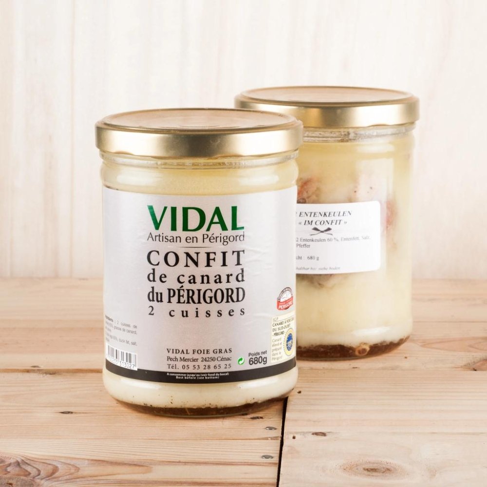 Confit de Canard (duck confit 2 legs) 680g
