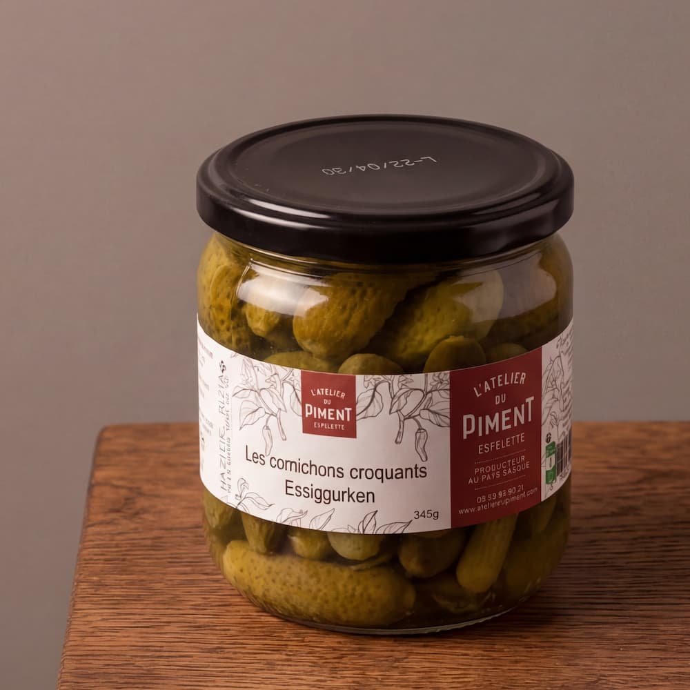 Cornichons im Essig by Atelier du Piment d'Espelette Atelier du Piment