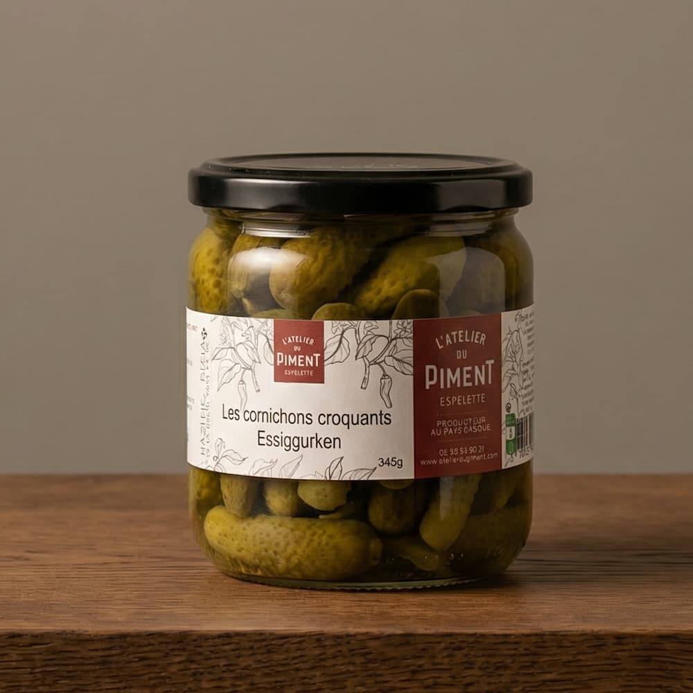 Cornichons im Essig by Atelier du Piment d'Espelette Atelier du Piment