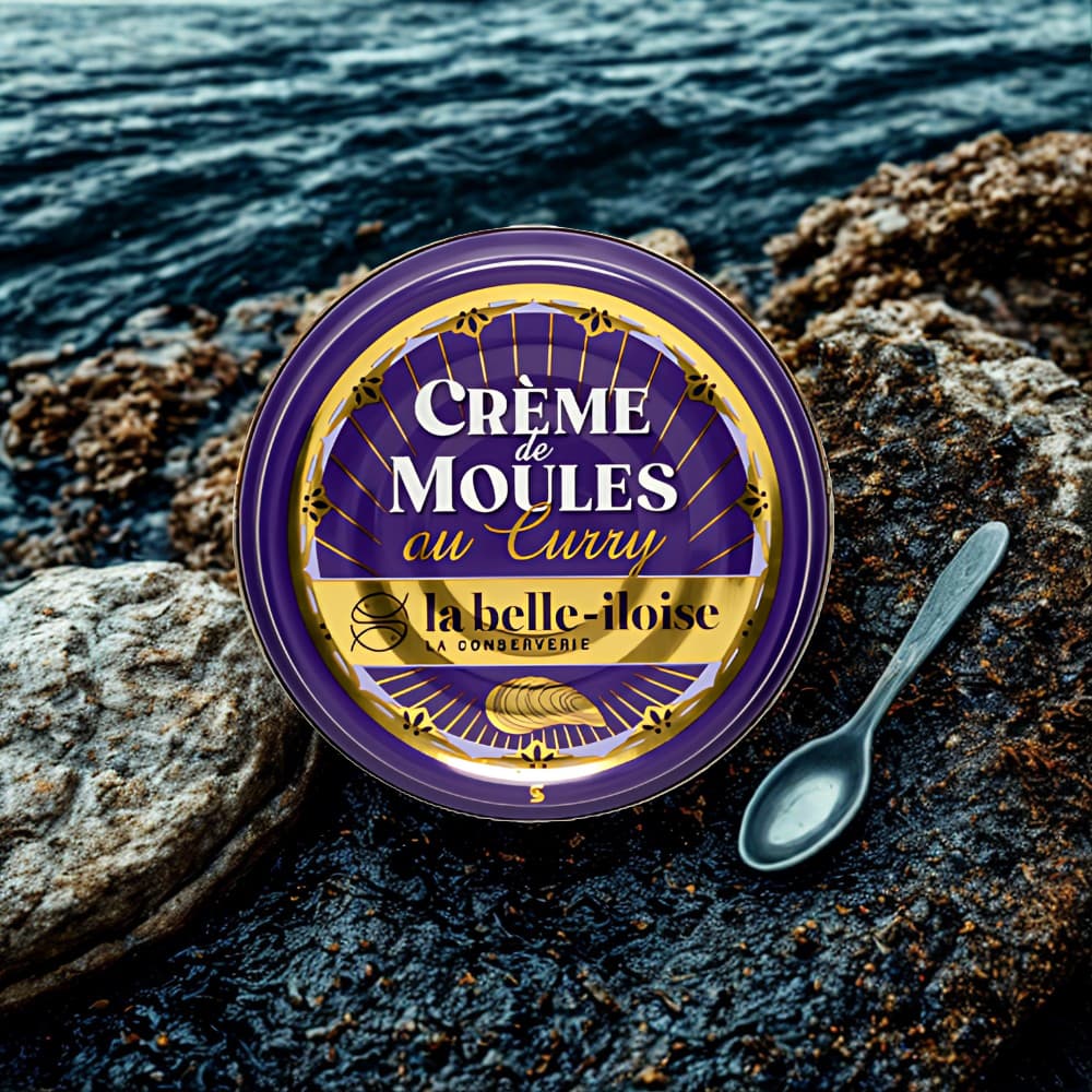 Breton mussel cream with curry