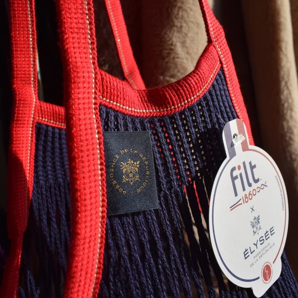 Großes Einkaufsnetz „Élysée x Filt 1860“ – Die exklusive Tricolore ...
