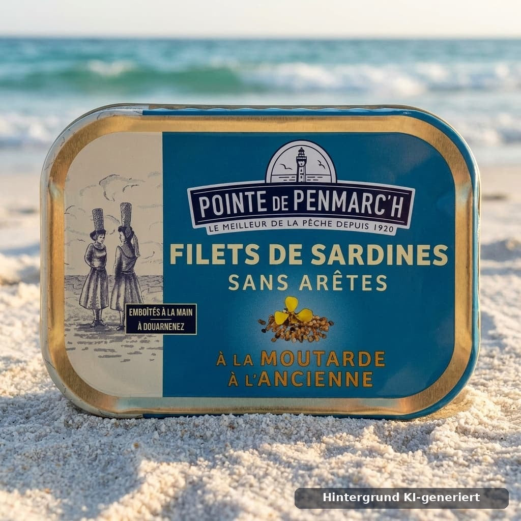 Sardinenfilets in altmodischer Senfsauce La Pointe de Penmarch