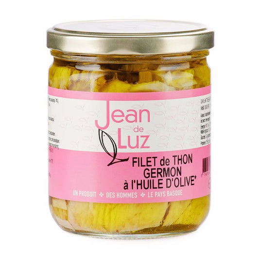Filets vom weissen Thunfisch in Olivenöl aus dem Baskenland 380g - Jean de Luz