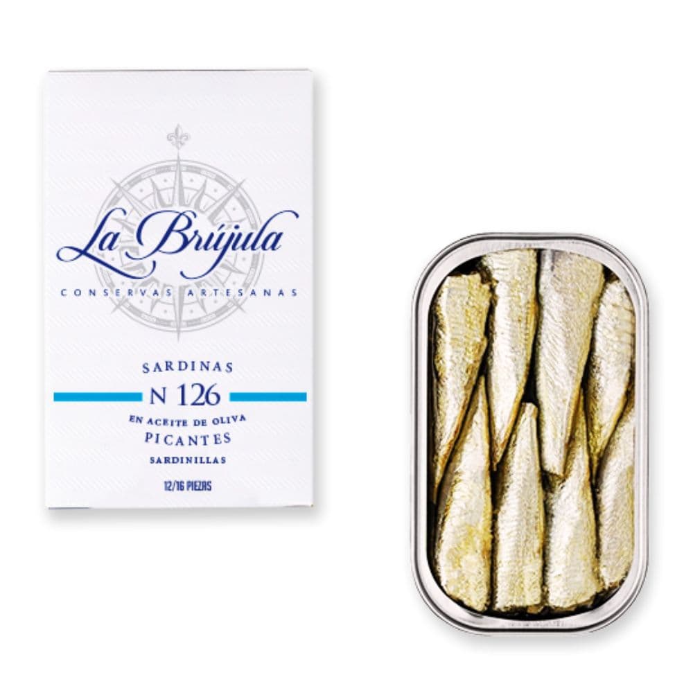 Kleine Sardinen in pikantem Olivenöl N°126 - La Brújala