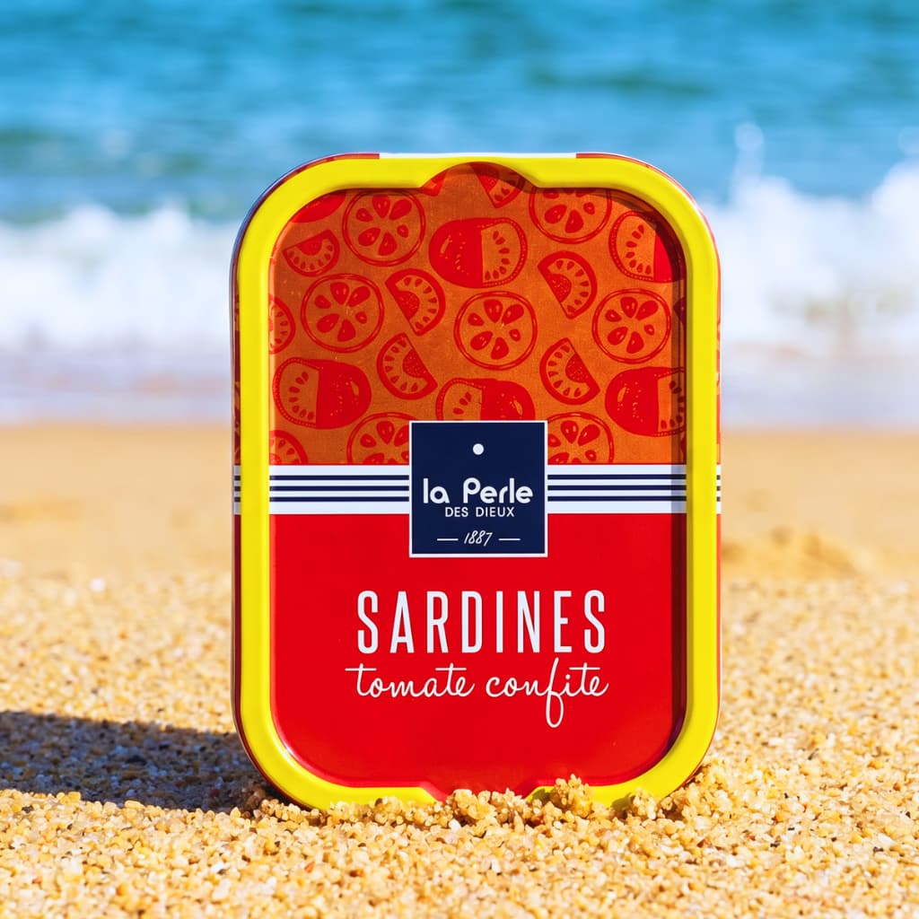 Sardinen mit kandierter Tomate Perle des Dieux