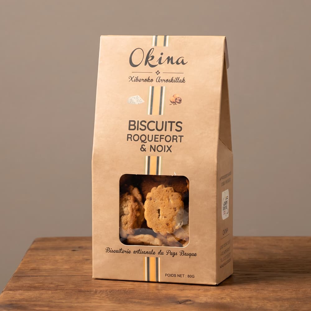Aperitif-Kekse Roquefort & Walnuss – Okina