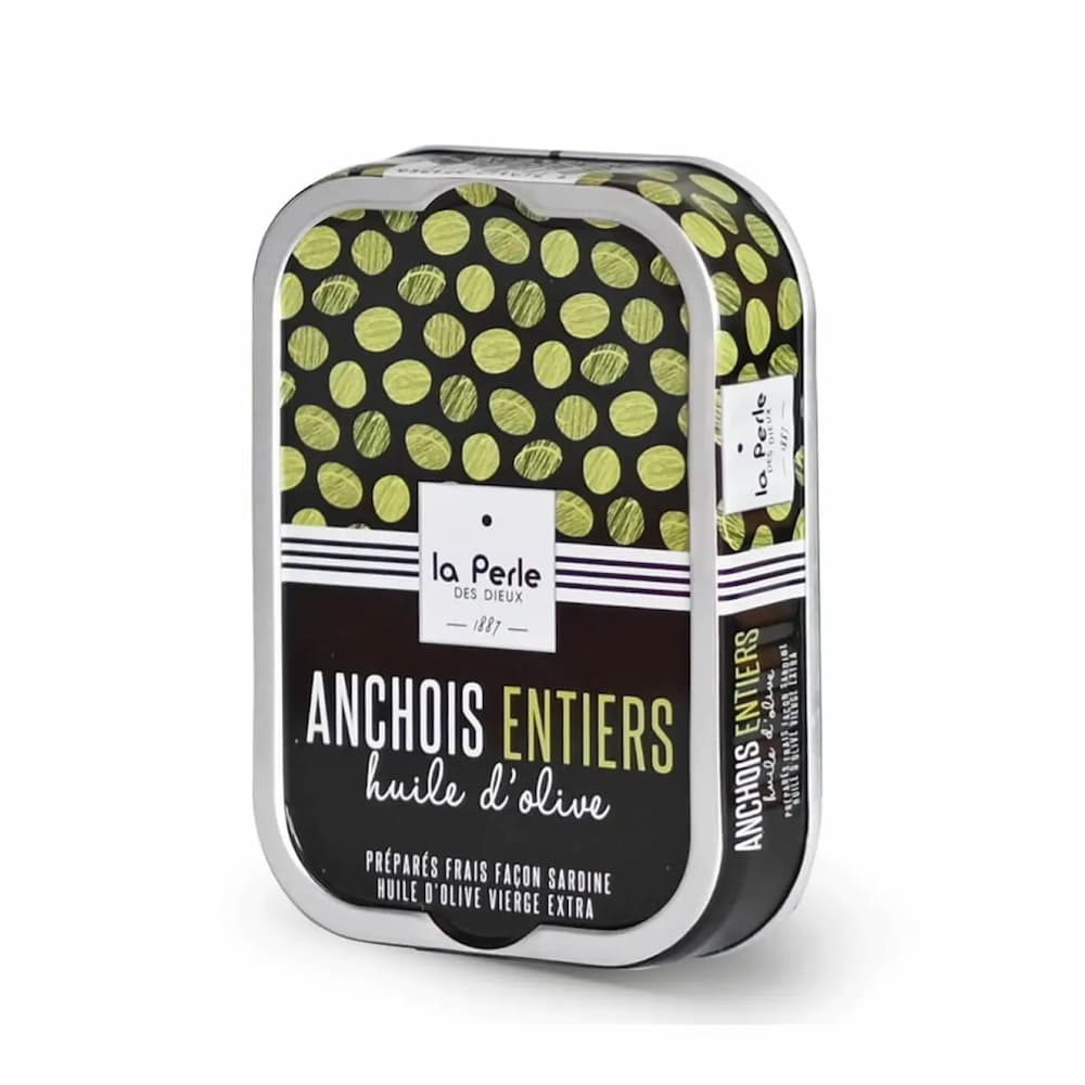 Whole anchovies in extra virgin olive oil