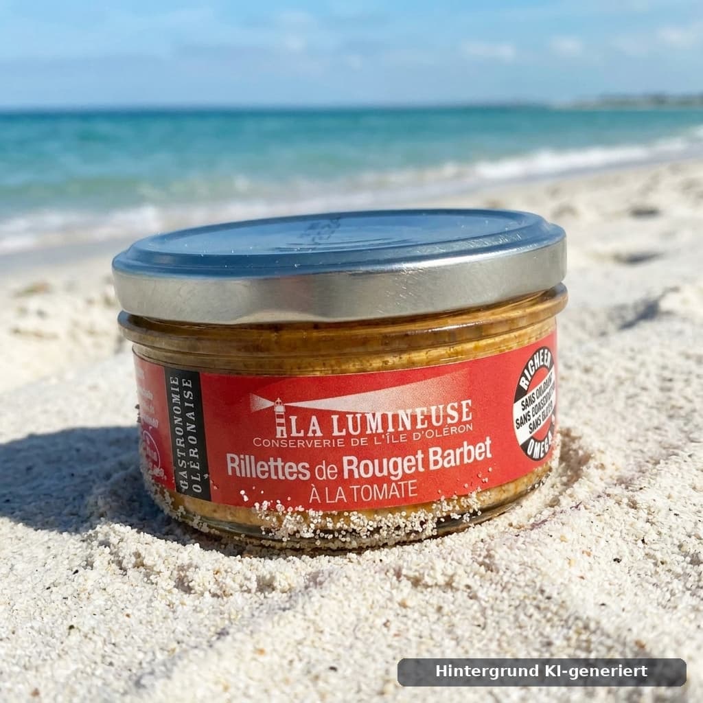 Rotbarben-Rillettes mit Tomate 120g La Lumineuse La Lumineuse