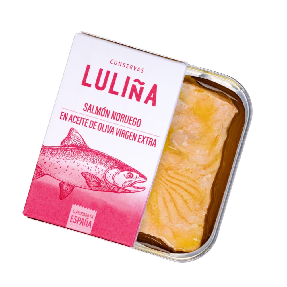 Lachs in Olivenöl, leicht geräuchert 115g Conservas Lulina Conservas Lulina