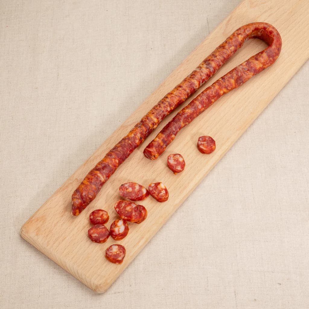 Saucisse Sèche Fine mit Piment d'Espelette AOP (Trockenwurst) von Charcuterie Millas 200g Charcuterie Millas