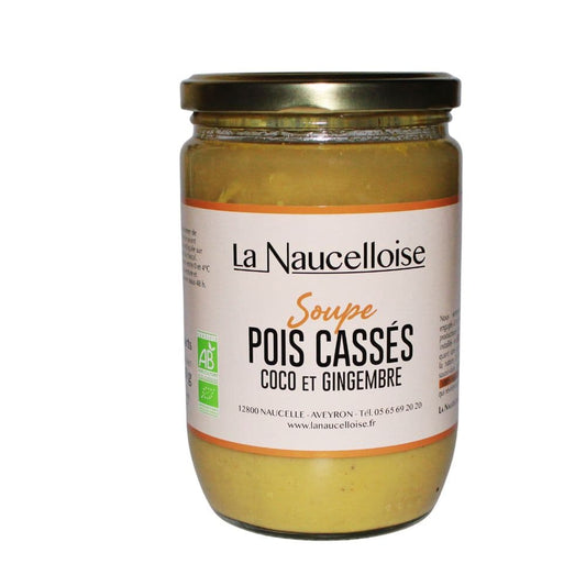Suppe aus Spalterbsen, Kokosnuss und Ingwer 580g - La Naucelloise