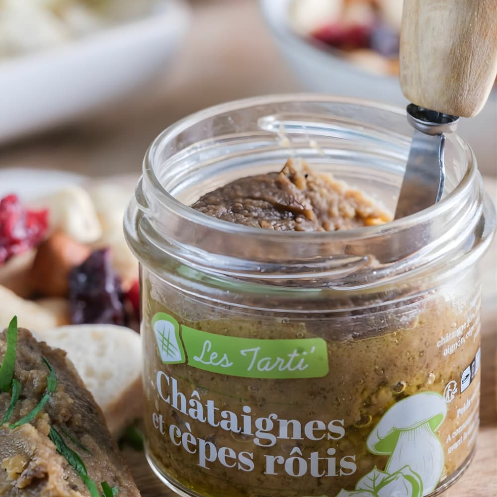 Bread spread with chestnuts and roasted porcini mushrooms 85g
