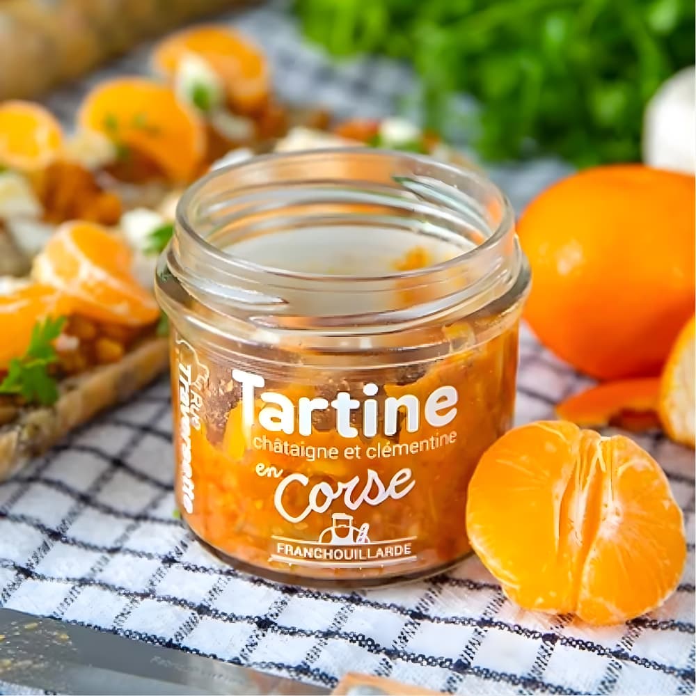 Chestnut and Clementine Tartine in Corsica