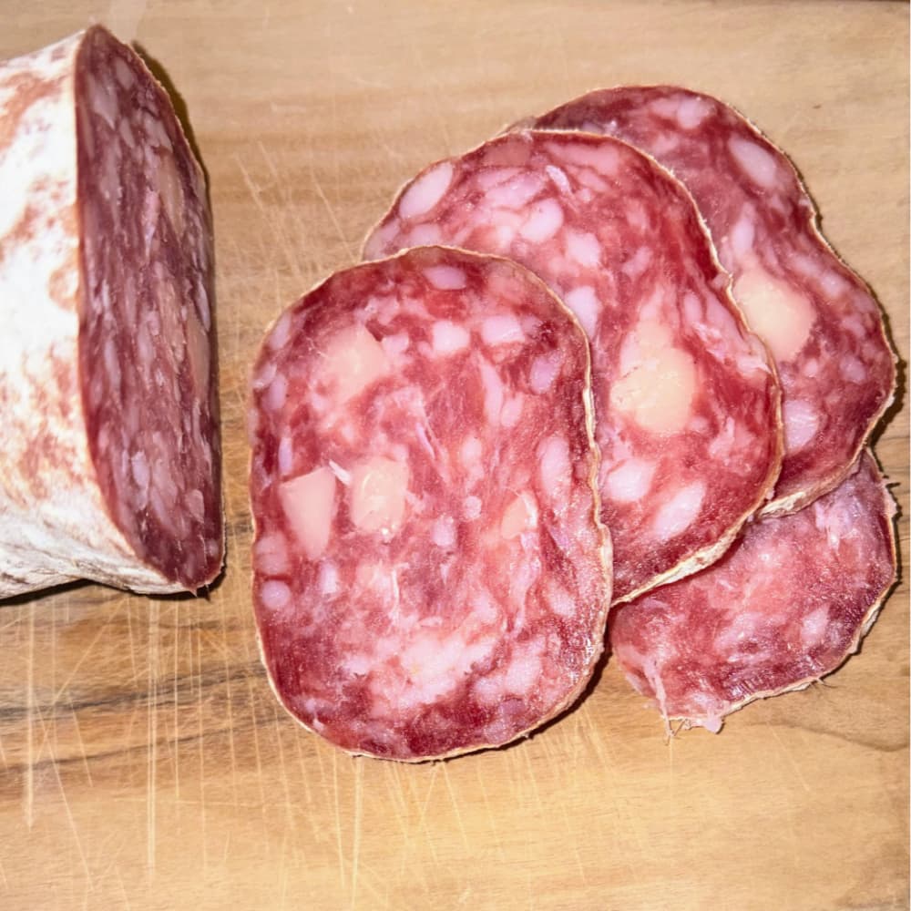 Saucisson d'Ardèche mit Parmigiano Reggiano 200-250g Teyssier Salaisons