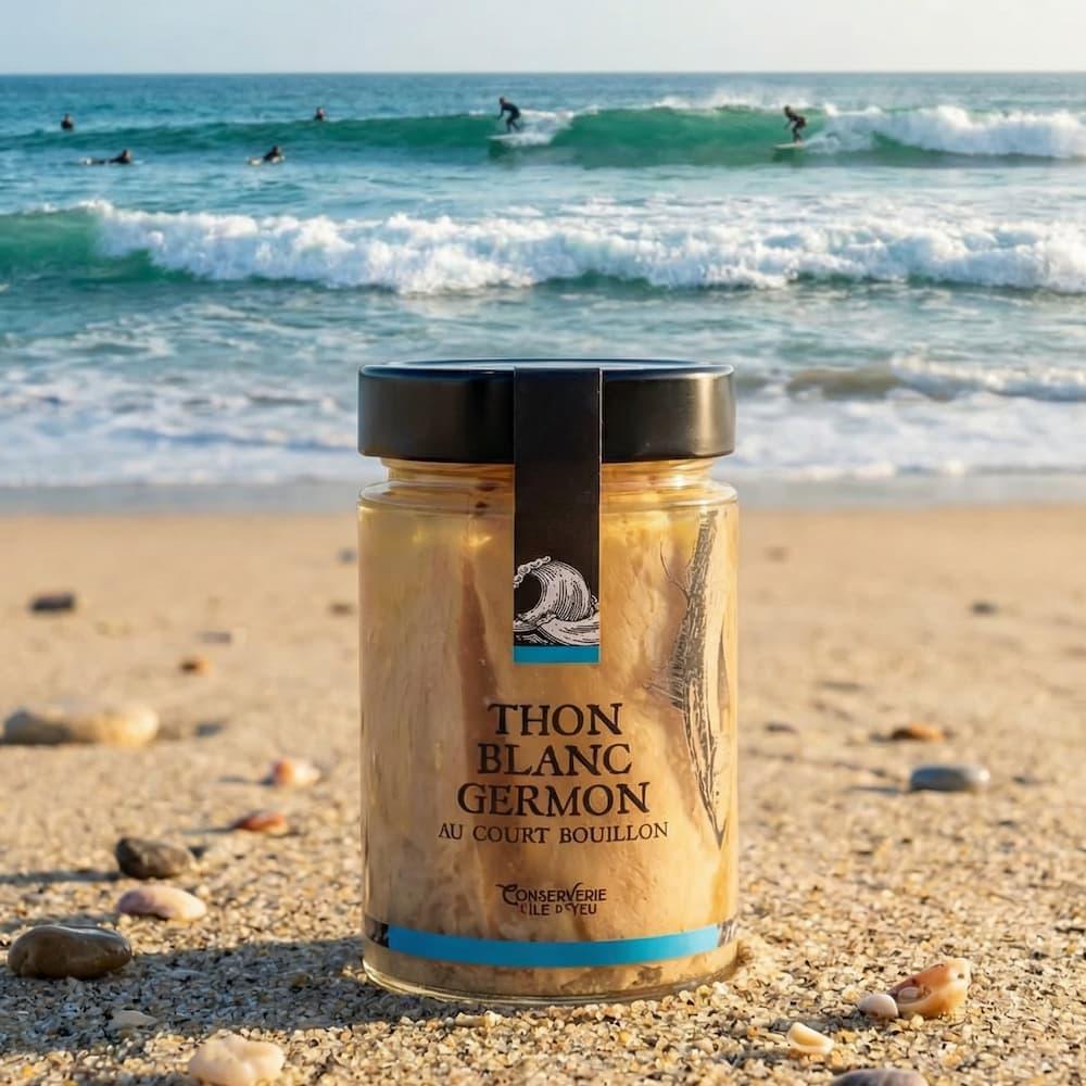 Thunfisch Albacore im "Court-Bouillon" 190g - Conserverie de l'Ile d'Yeu - Maître Philippe & Filles