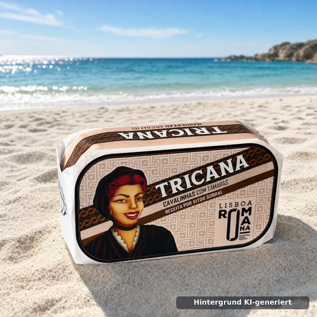 Cavalinhas com Tâmaras – Makrelen mit Datteln 120g Tricana
