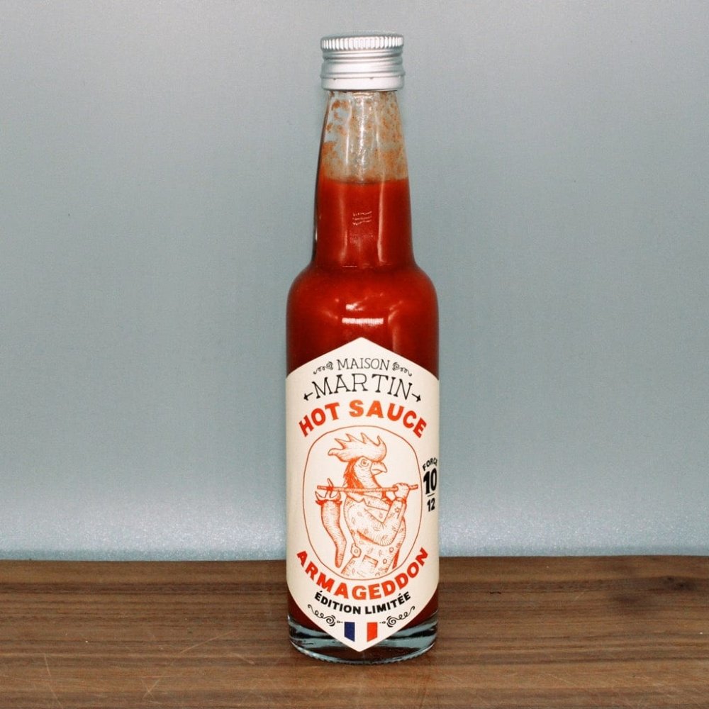 Armageddon Chili Sauce Very Hot Strength 10/12 Maison Martin