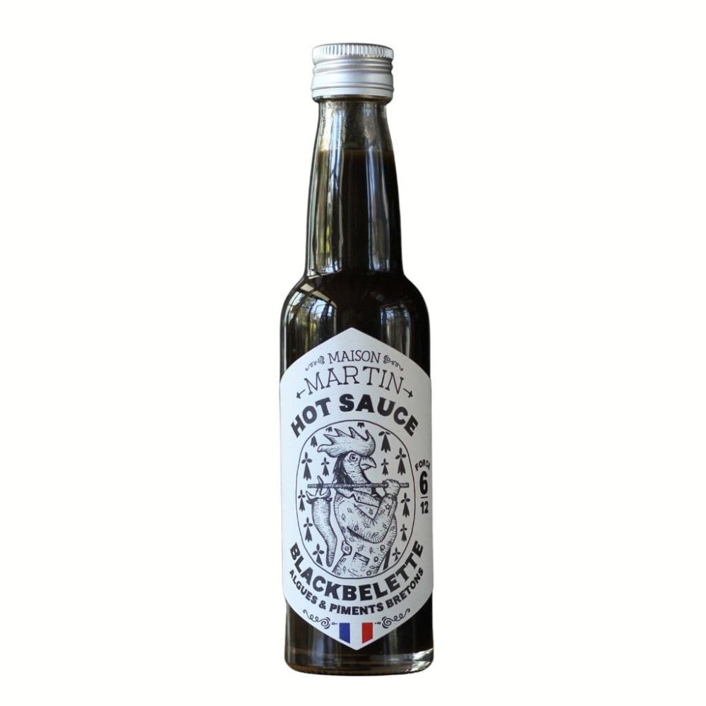 Blackbelette Chili-Sauce - Algen und bretonische Chili - Stärke 6/12 - Maison Martin