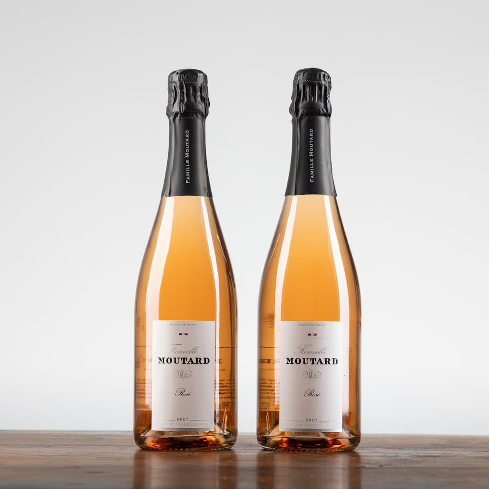 Brut Rosé 100% Pinot Noir Méthode Traditionnelle Famille Moutard -  Moutard Diligent  - Maître Philippe & Filles