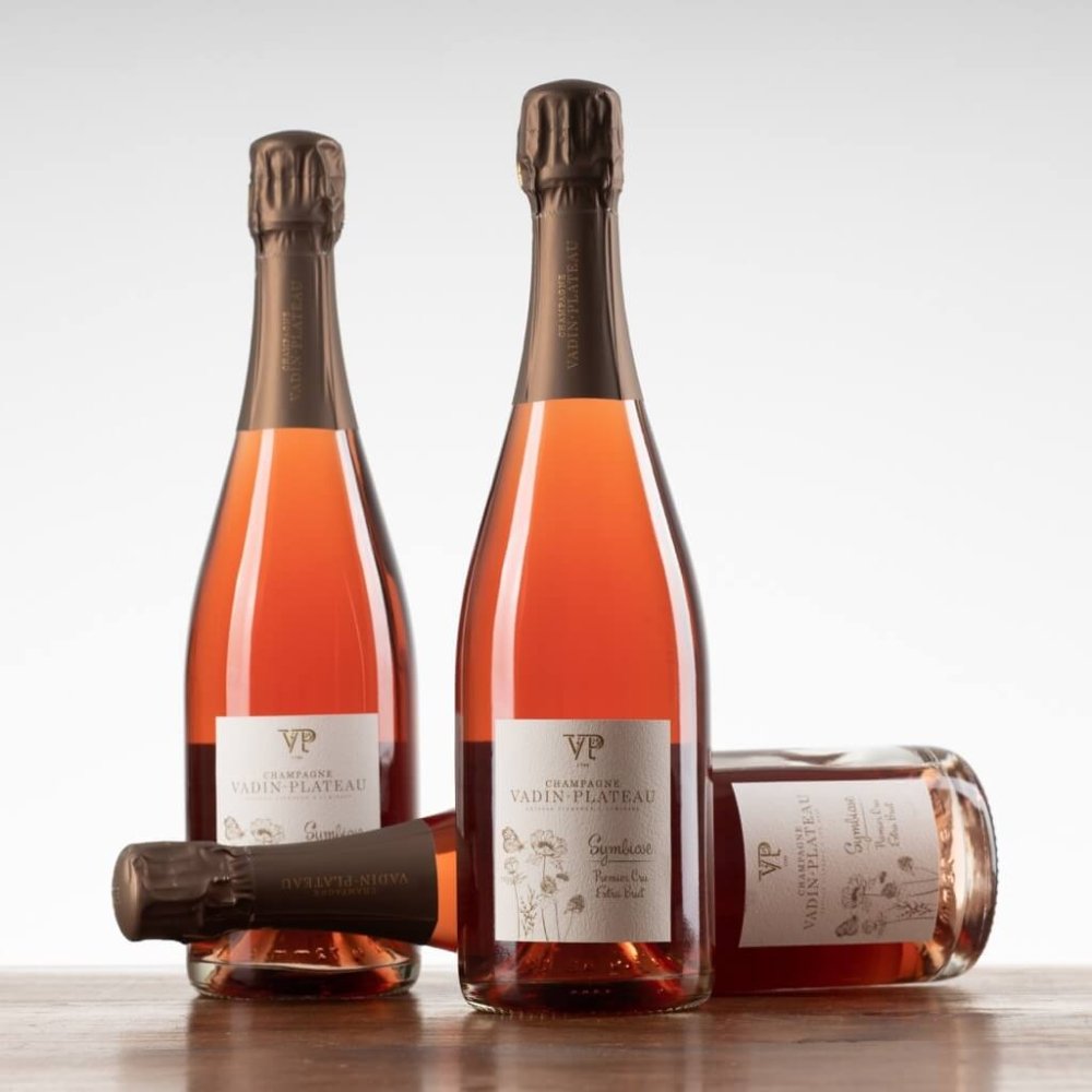 Champagne 1er Cru Rosé Cuvée Symbiose -  Champagne Vadin-Plateau  - Maître Philippe & Filles