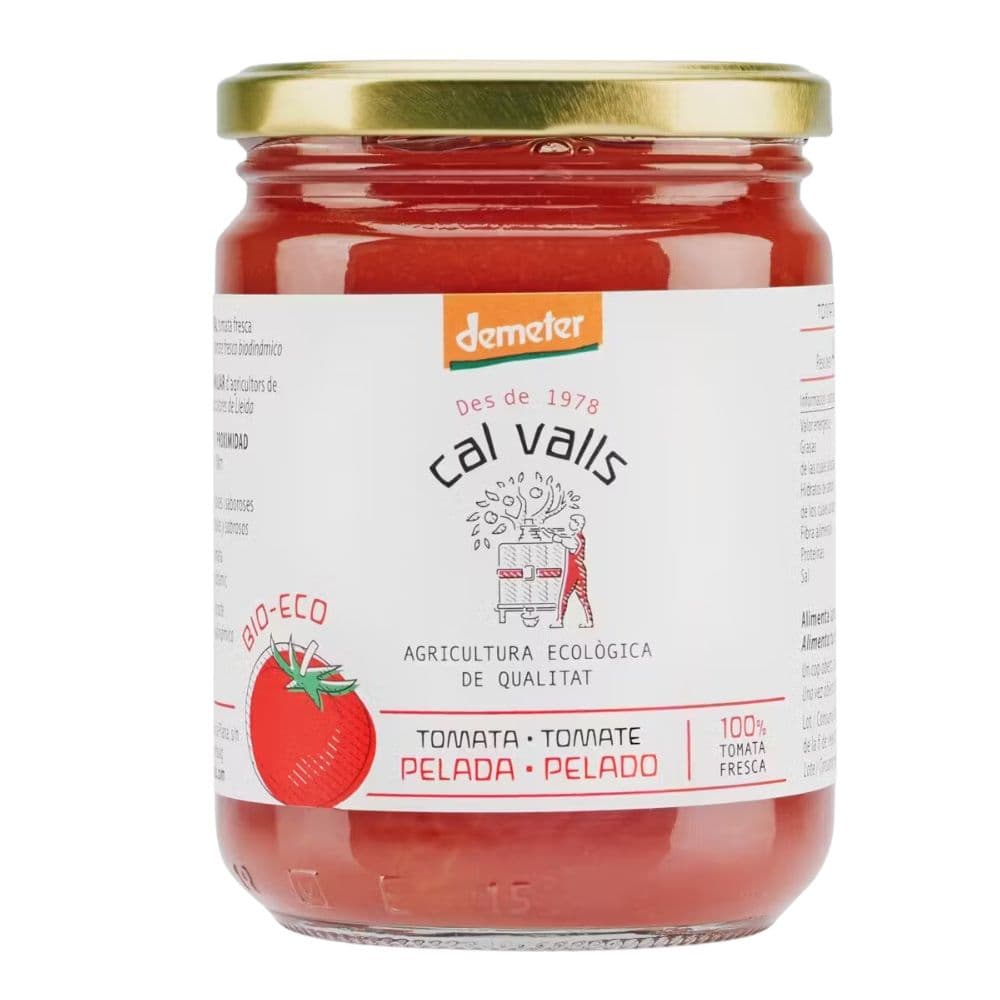 Geschälte Demeter-Tomaten aus Katalonien -  Cal Valls  - Maître Philippe & Filles