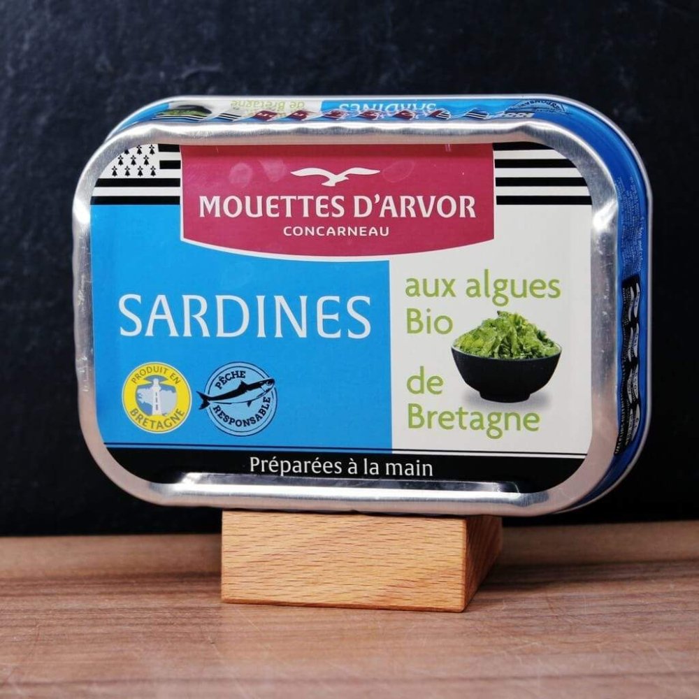 Kollektion 9 Dosen Sardinen, Les Mouettes d'Arvor aus Concarneau - Mouettes d'Arvor