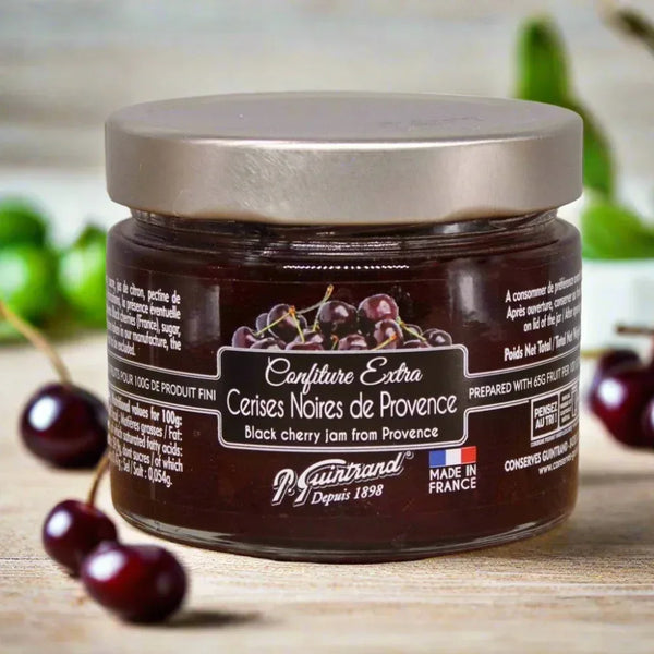 Konfitüre von schwarzen Kirschen Extra aus dem Rhône-Tal 315g – Maître Philippe & Filles