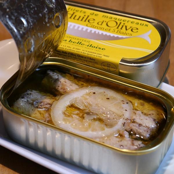 Makrelenfilets in Olivenöl mit Zitrone und Pfeffer -  Belle Iloise  - Maître Philippe & Filles