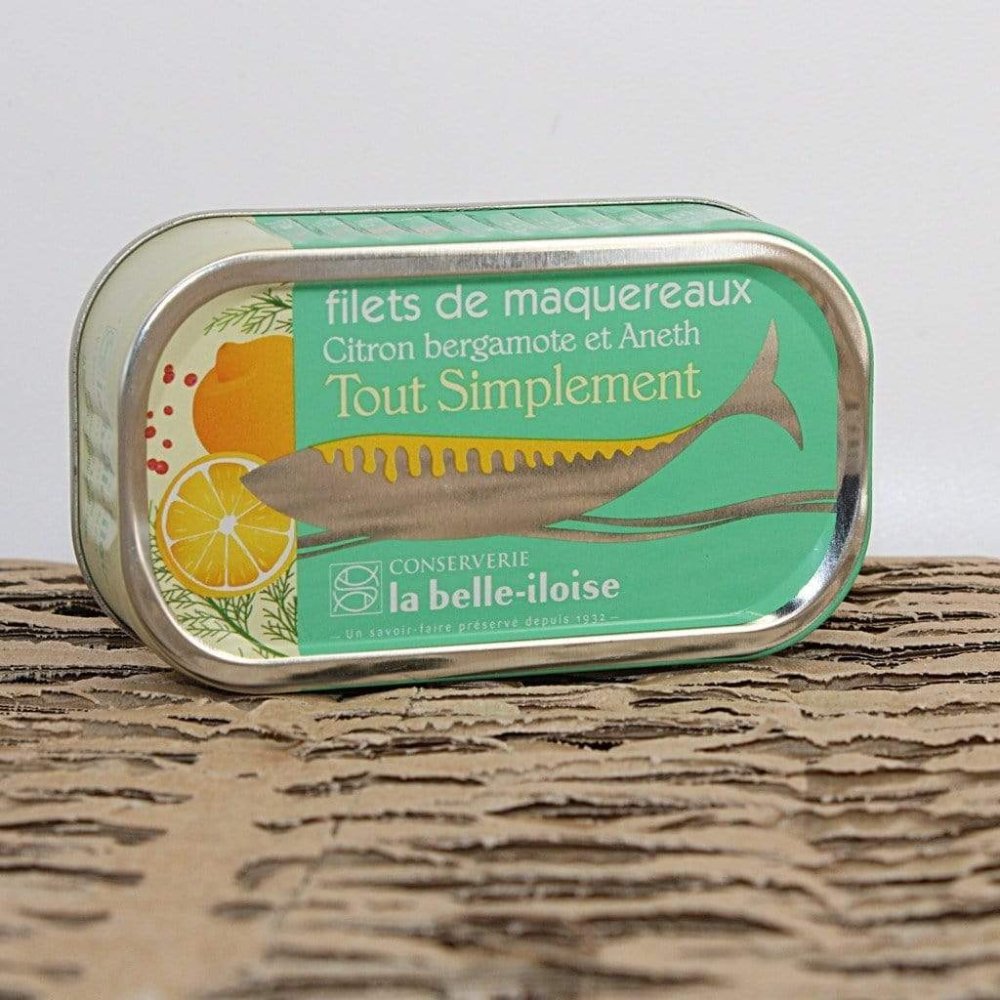 Makrelenfilets mit Bergamotte und Dill - Belle Iloise