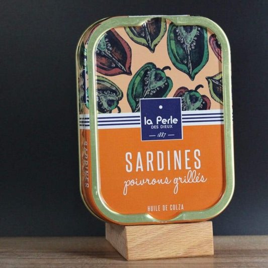 Sardinen mit gegrillter Paprika, in Rapsöl - Perle des Dieux