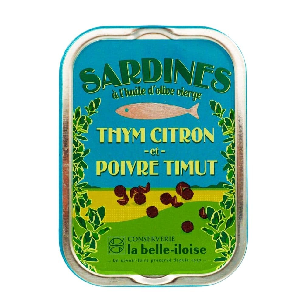 Sardinen mit Zitronen-Thymian und Timut-Pfeffer -  Belle Iloise  - Maître Philippe & Filles