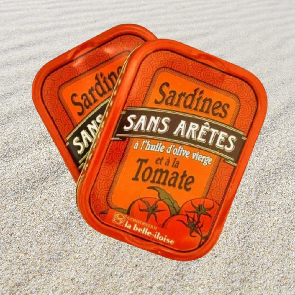 Sardinen ohne Gräten mit Olivenöl und Tomate - Belle Iloise