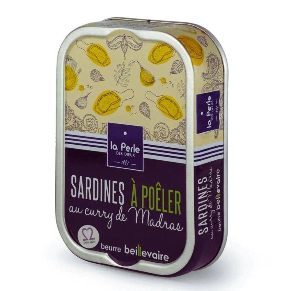Sardinen zum Braten in Beillevaire Fassbutter mit Curry -  Perle des Dieux  - Maître Philippe & Filles