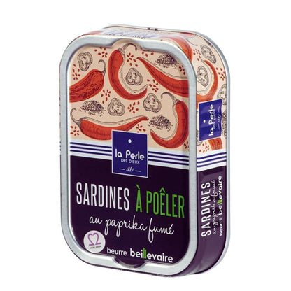 Sardinen zum Braten in Beillevaire-Fassbutter mit geräuchertem Paprika - Maître Philippe & Filles - Perle des Dieux