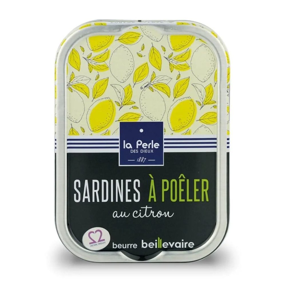 Sardinen zum Braten in Beillevaire Fassbutter mit Zitrone -  Perle des Dieux  - Maître Philippe & Filles