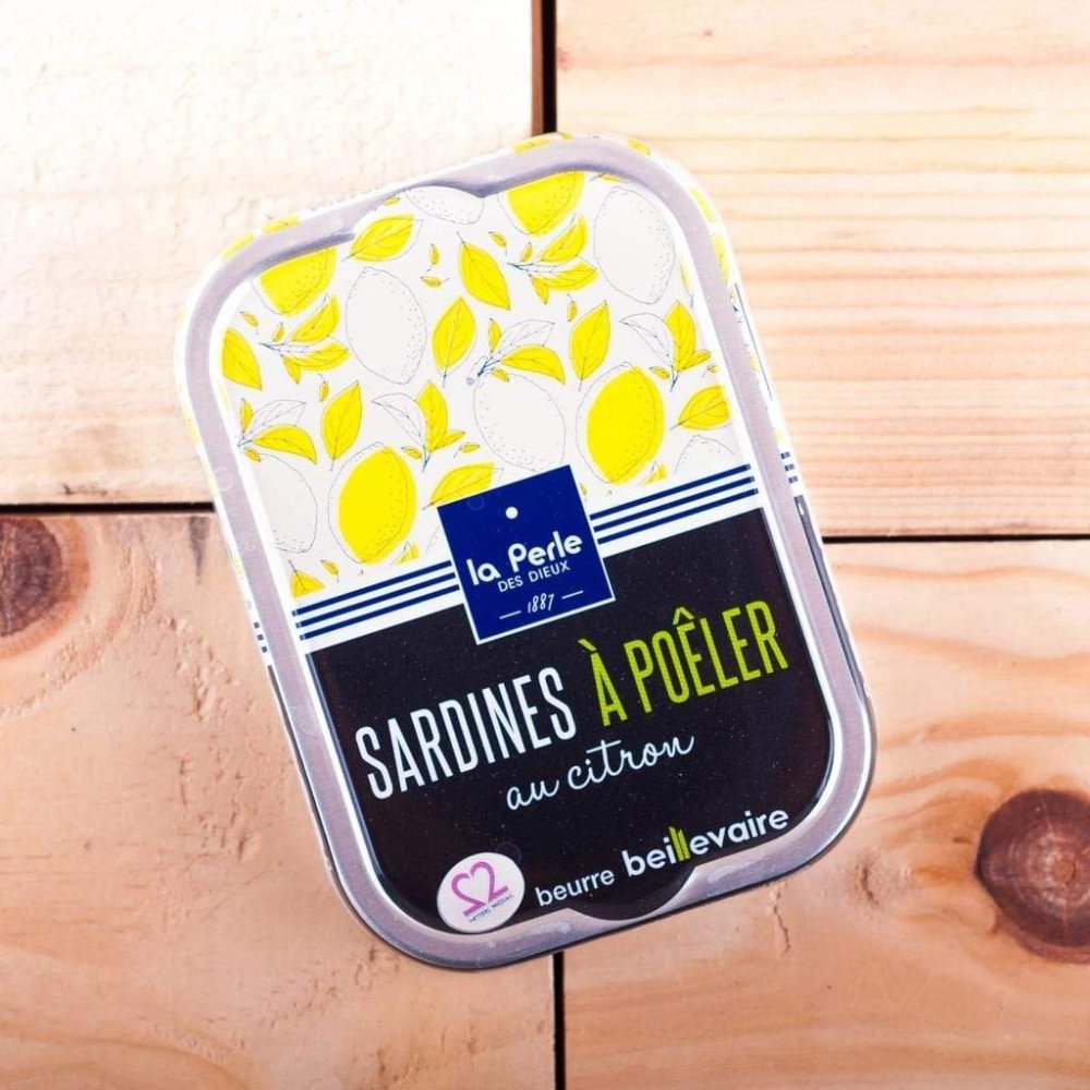 Sardinen zum Braten in Beillevaire Fassbutter mit Zitrone -  Perle des Dieux  - Maître Philippe & Filles