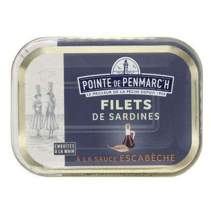 Sardinenfilets mit Escabeche-Sauce und Schalotten aus der Bretagne - La Pointe de Penmarc'h