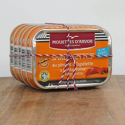 Sardinettes in Olivenöl mit Piment d'Espelette -  Mouettes d'Arvor  - Maître Philippe & Filles