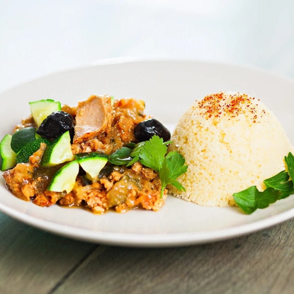 Thunfisch Tajine Esperantza nach Baskischer Art - Maître Philippe & Filles Thunfisch Tajine Esperantza nach Baskischer Art - Maître Philippe & Filles