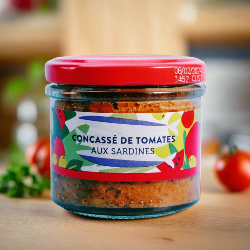 Tomatenstückchen mit Sardinen - La Belle Iloise – Maître Philippe & Filles Tomatenstückchen mit Sardinen - La Belle Iloise – Maître Philippe & Filles