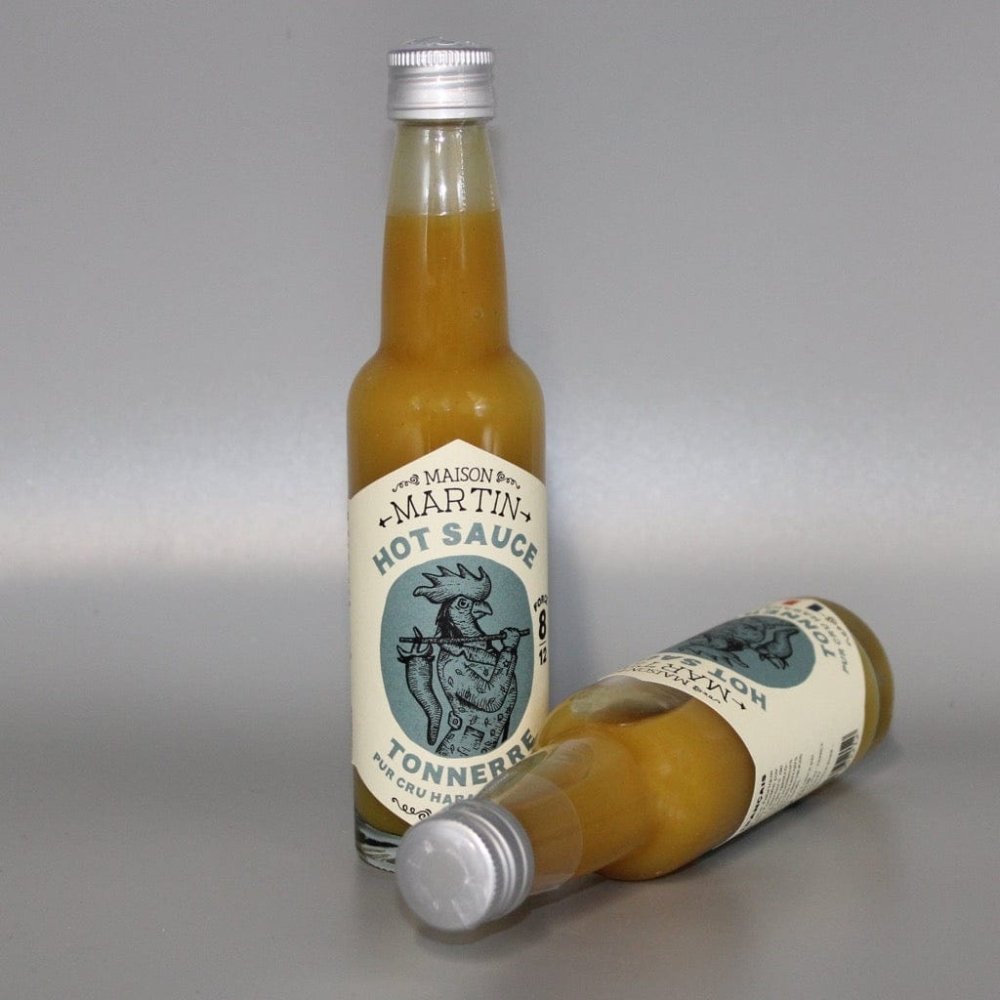 Tonnerre Chili-Sauce Pur Cru Habanero Gelb - Kraft 8/12 -  Maison Martin  - Maître Philippe & Filles
